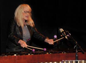 julie marimba and singingBahia KoSA Percussion Camp Festival